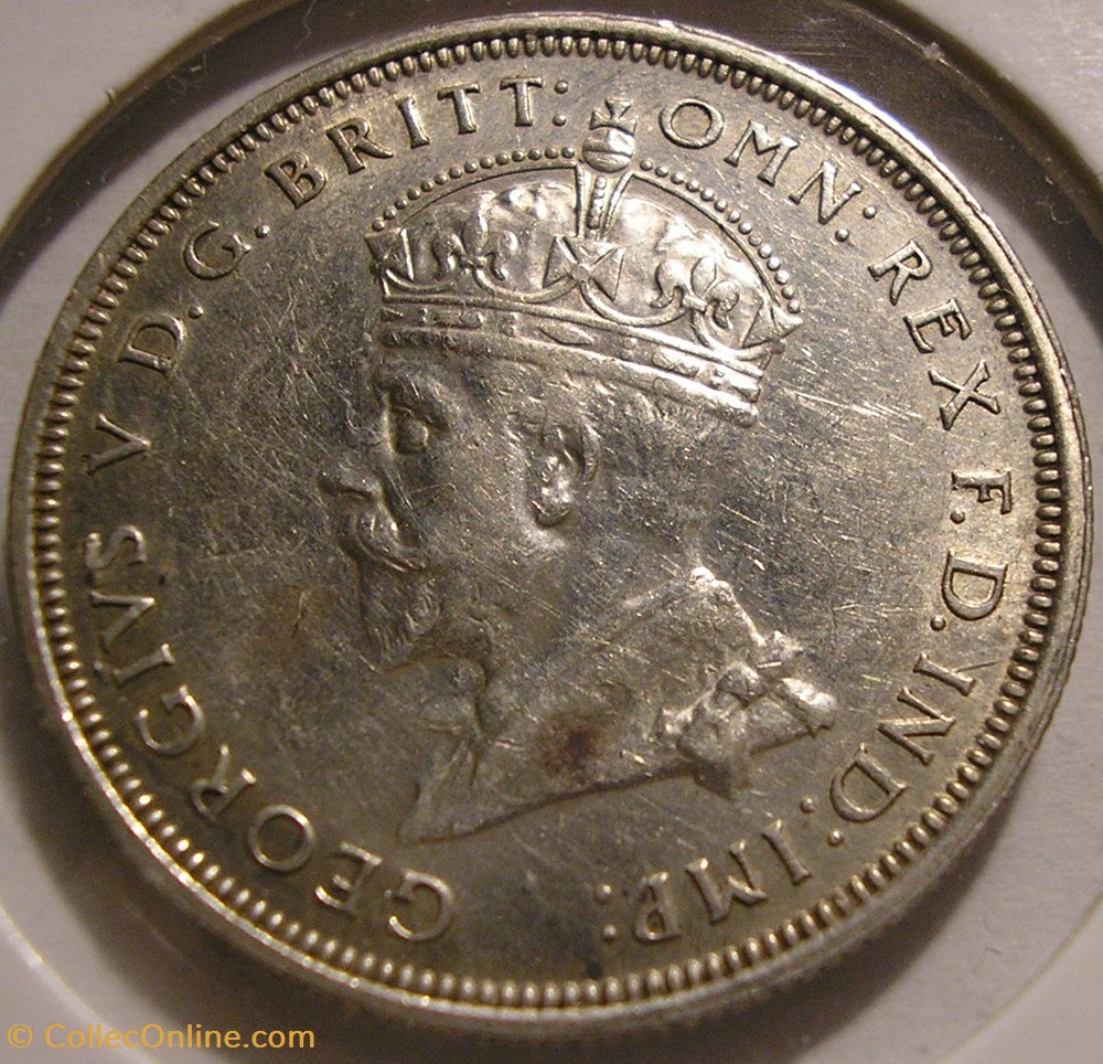 monnaie monde australie george v one florin 1927 melbourne parliament australia ex 2