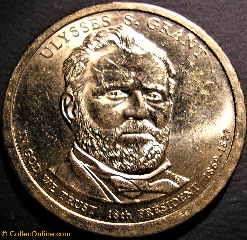 Ulysses S. Grant 2011 One Dollar Philadelphia Mint Moedas