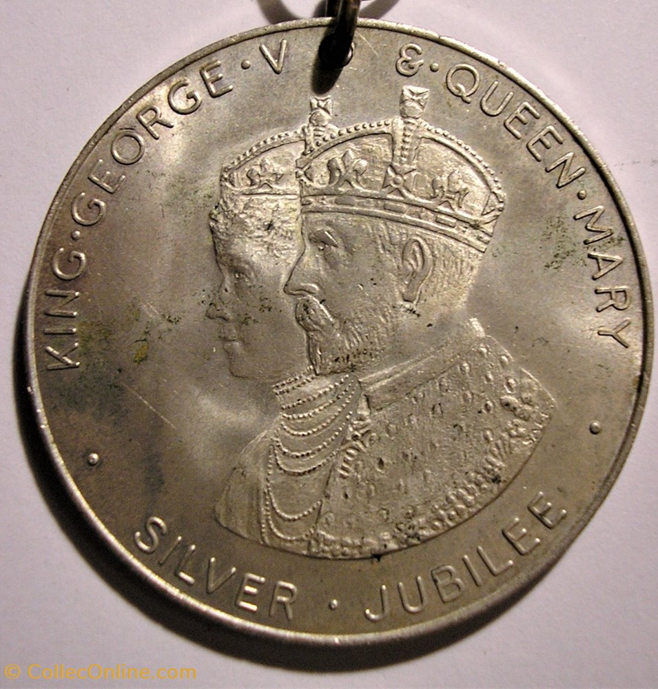 medaille royaume uni george v mary silver jubilee 1935 medal birmingham england