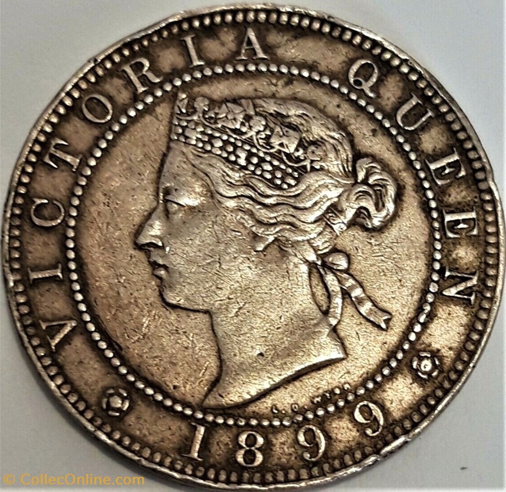 Victoria - One Penny 1899 - Jamaica Island monnaie monde jamaique victoria one penny 1899 jamaica island