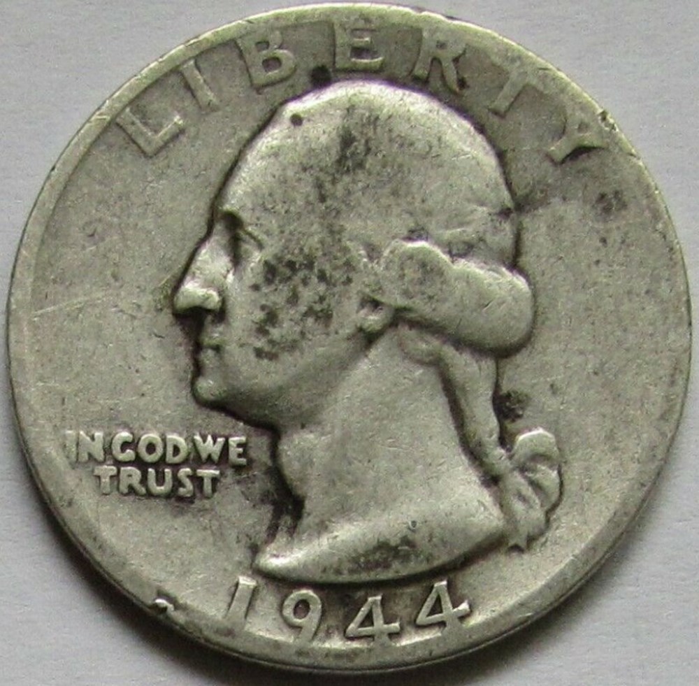 1944 Denver Quarter Dollar monnaies monde etats unis 1944 denver quarter dollar