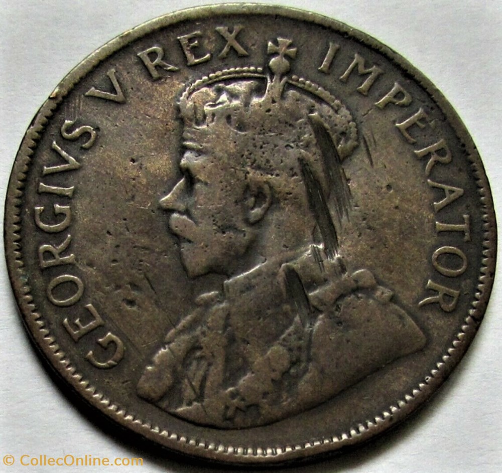 George V - One Penny 1924 - South Africa 2 monnaies monde afrique du sud george v one penny 1924 south africa