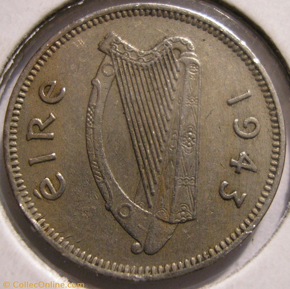 3 Pence / 3 Pingin 1943 monnaie monde irlande 3 pence 3 pingin 1943