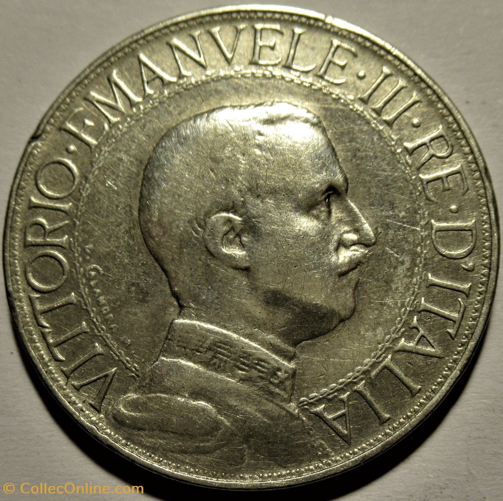 1912 Royaume d'Italie, 2 Lire, Roma - Vittorio Emanuele II 2 monnaies monde 1912 royaume italie 2 lire roma vittorio emanuele ii