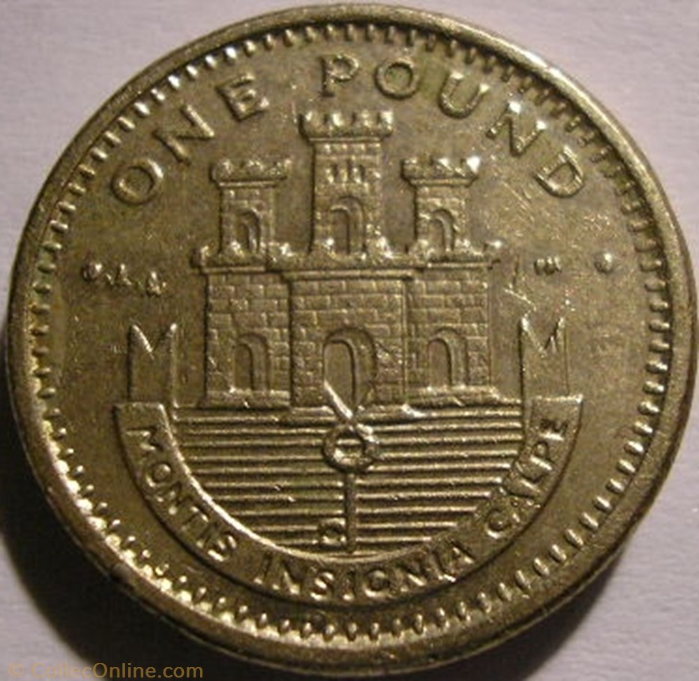 monnaie monde elizabeth ii one pound 2002 gibraltar