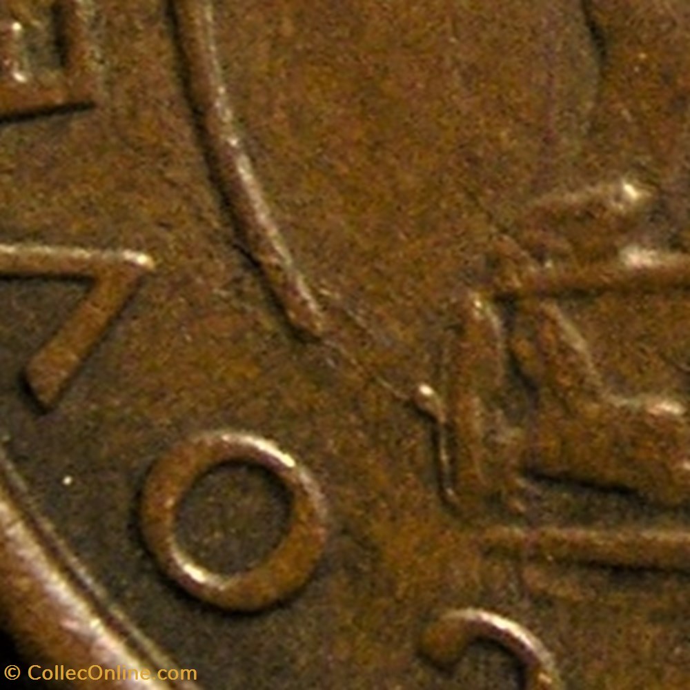 monnaies monde inde india 1 pice 1950 mumbai flaw planchet error