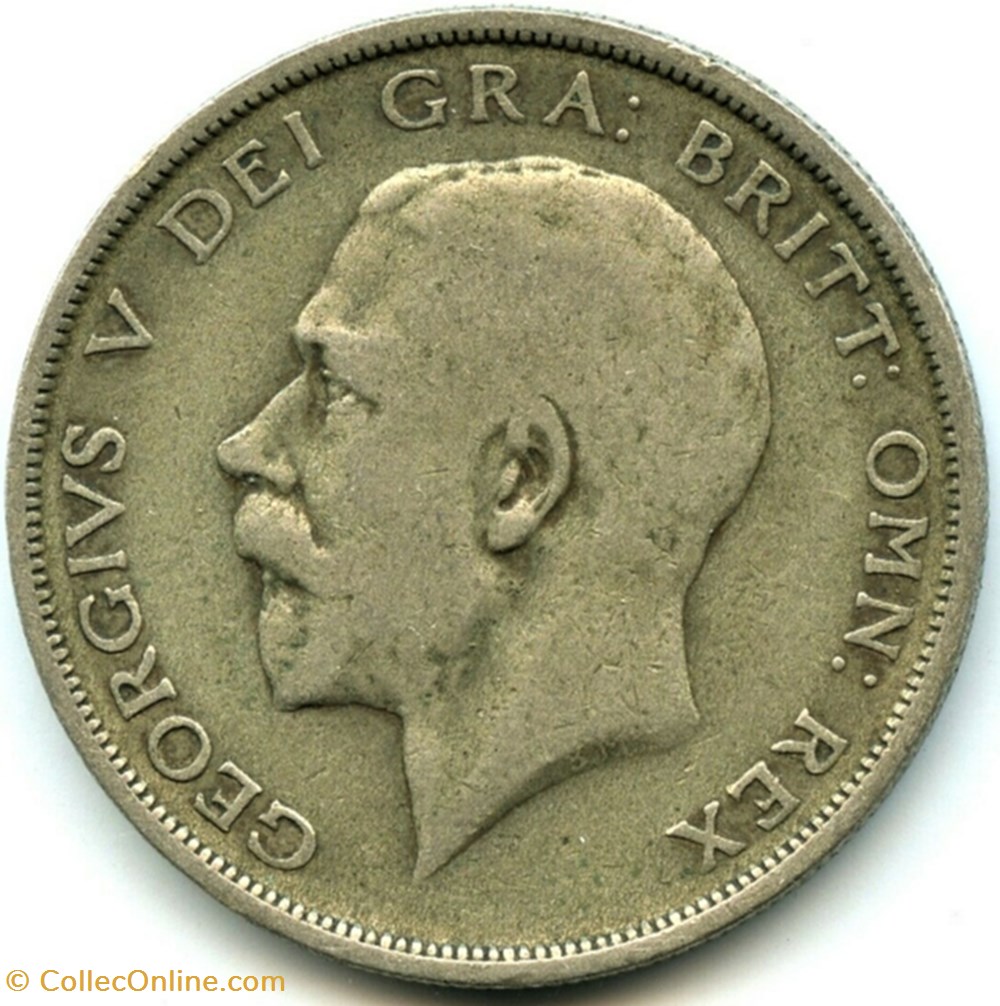 George V - Half Crown 1920 - Great Britain (ex.2) 2 monnaies monde royaume uni george v half crown 1920 great britain ex 2
