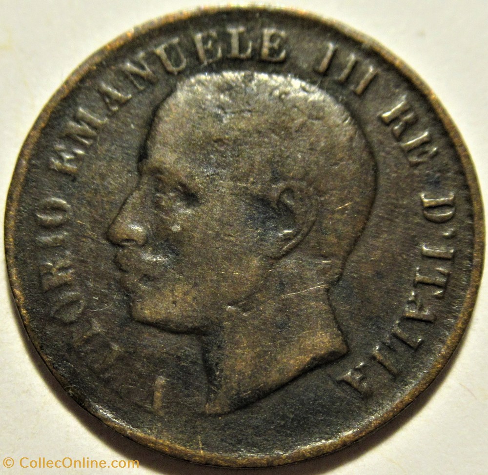 1905 Regno d'Italia, Centesimo, Roma - Vittorio Emanuele III 2 monnaies monde italie 1905 regno italia centesimo roma vittorio emanuele iii