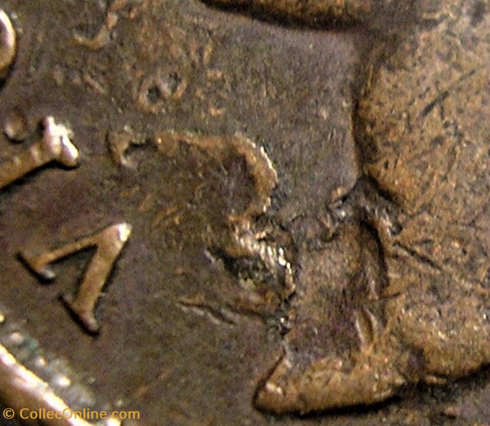 Queen Victoria - One Cent 1845 - Straits Settlements, Malaysia - Error 4 monnaie monde malaisie queen victoria one cent 1845 straits settlements malaysia error