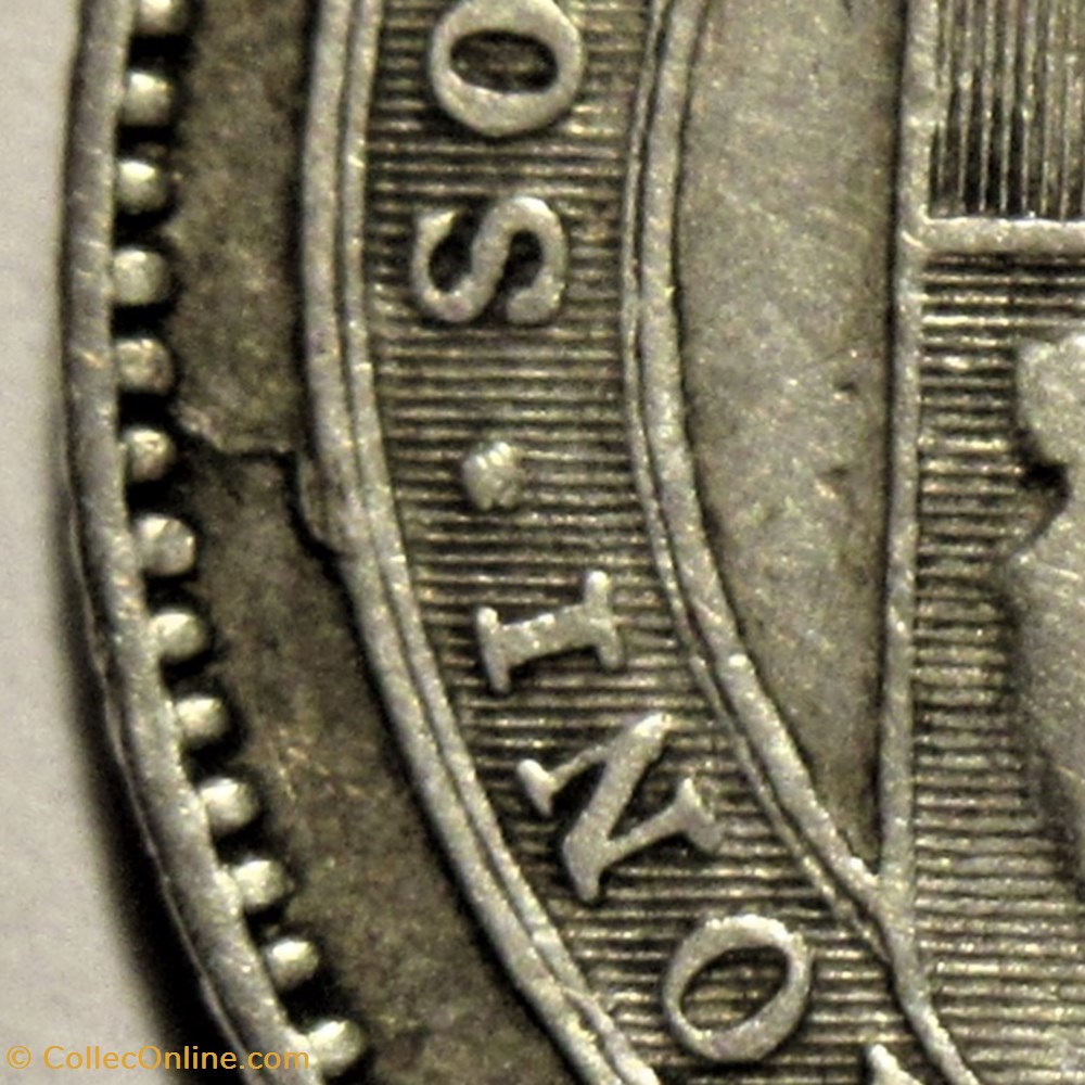 Victoria - Jubilee One Shilling 1888/7 - Great Britain - Overdate 4 monnaies monde royaume uni victoria jubilee one shilling 1888 7 great britain overdate