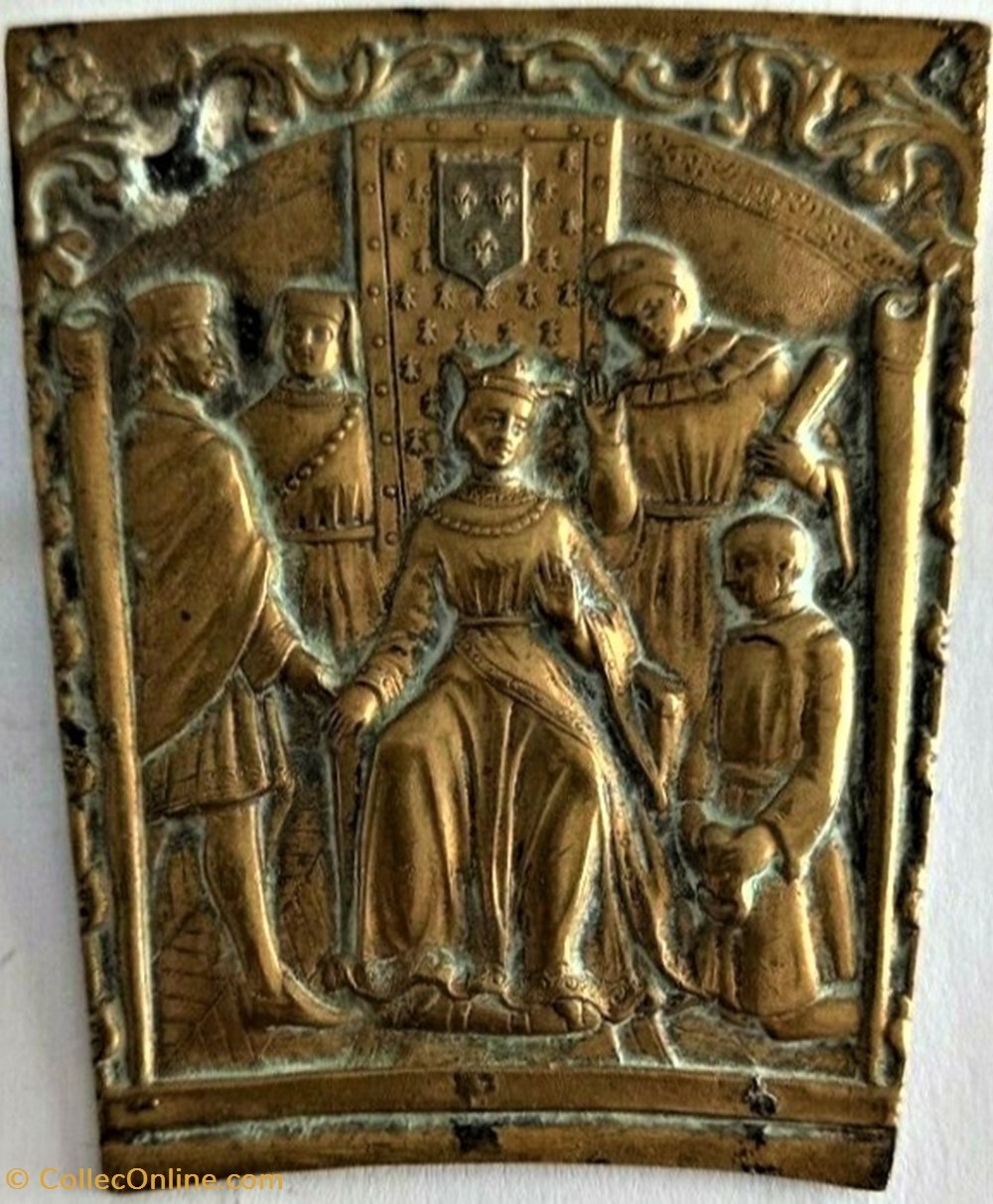 Anne de Bretagne, duchesse et reine - Broche du XIXe bijoux horlogerie poitrine anne de bretagne duchesse et reine broche du xixe