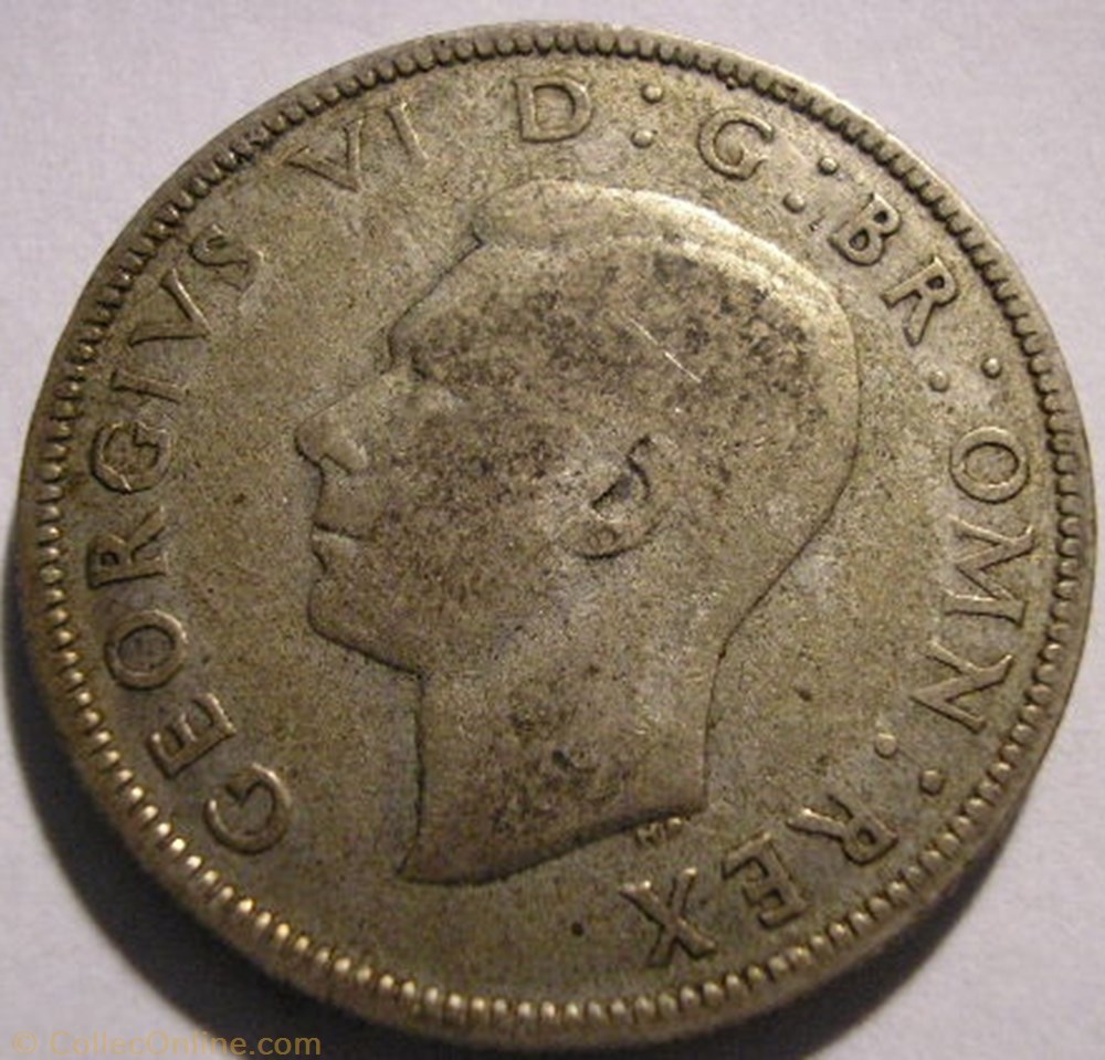 George VI - Two Shillings - Florin 1941 - Great Britain - Coins