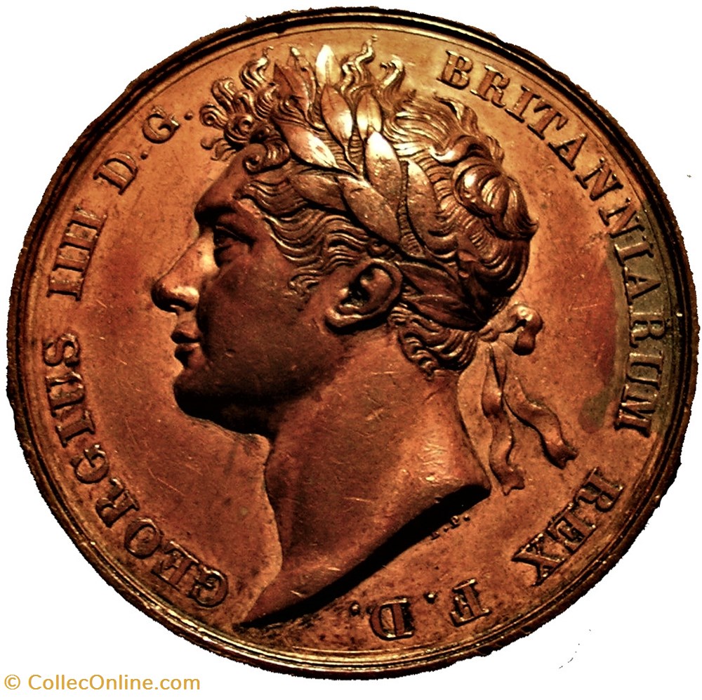 George IV - Coronation, Official Medal 1821 - Great Britain 2 medaille royaume uni george iv coronation official medal 1821 great britain