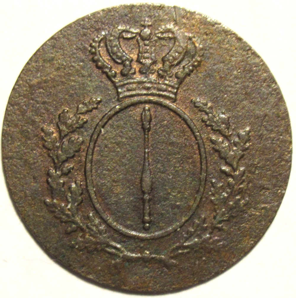monnaies europe medievale a saint empire romain germanique friedrich wilhelm iii 1 pfennig 1810 berlin
