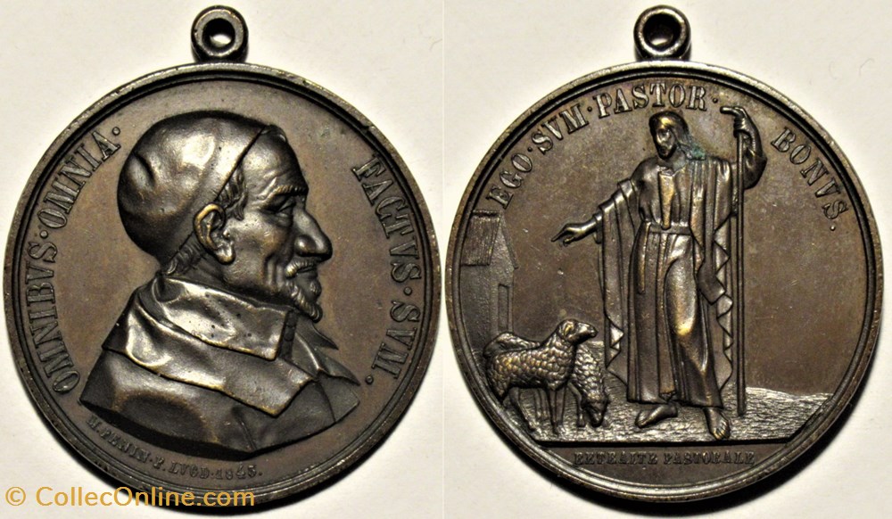 patrimoine religieux oeuvres charite medaille de la societe de saint vincent de paul lyon 1843