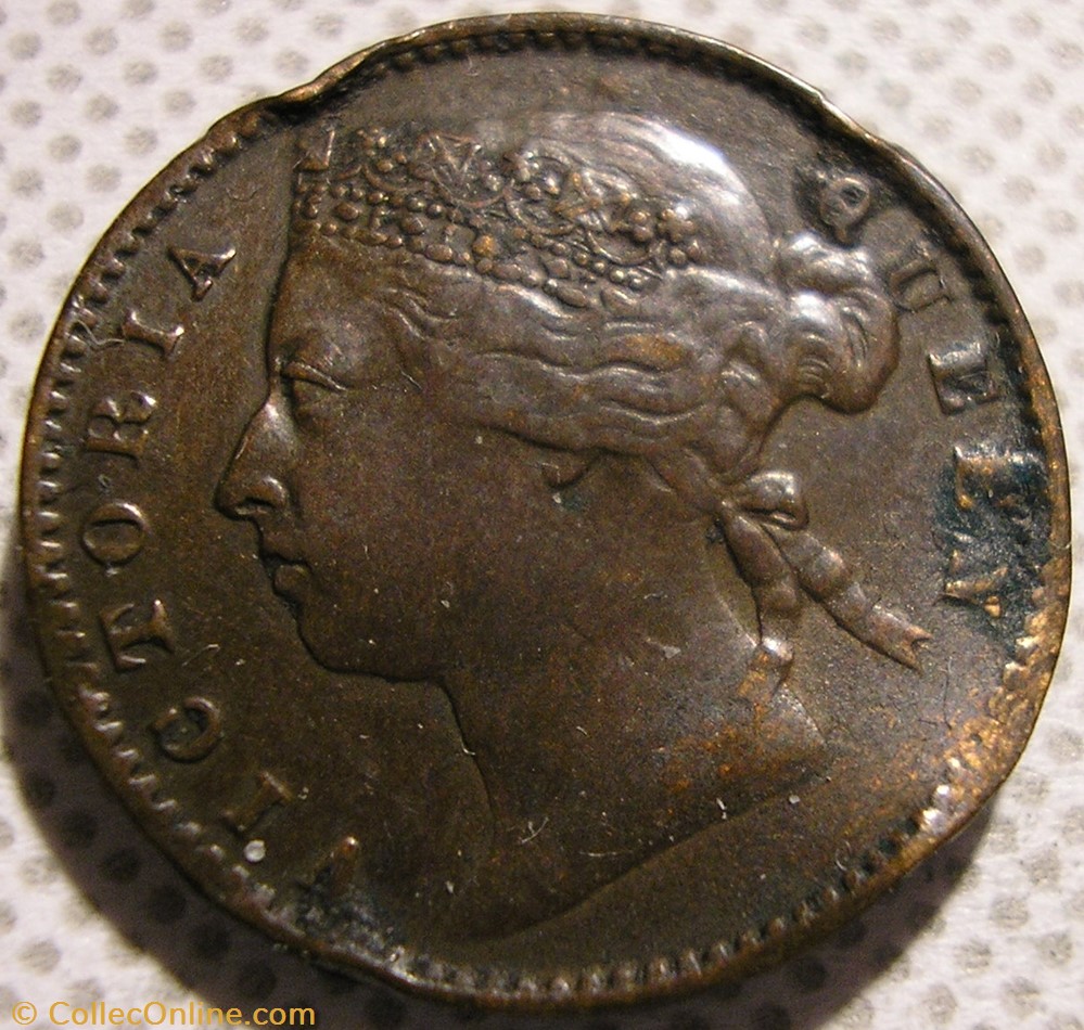 monnaie monde malaisie victoria quarter cent 1884 straits settlements malaysia