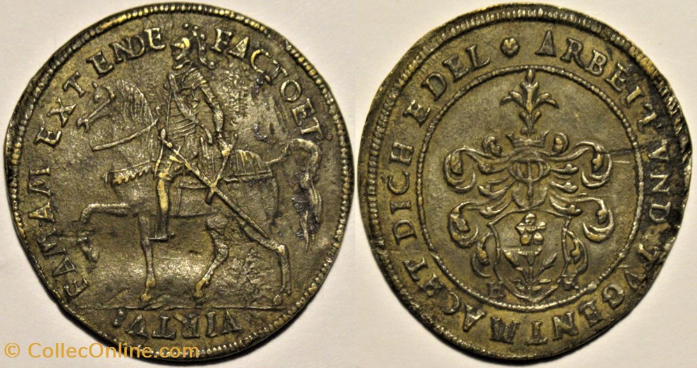 monnaies paranumismatique jetons poids horseman hans krauwinckel rechenpfennig from nurnberg germany