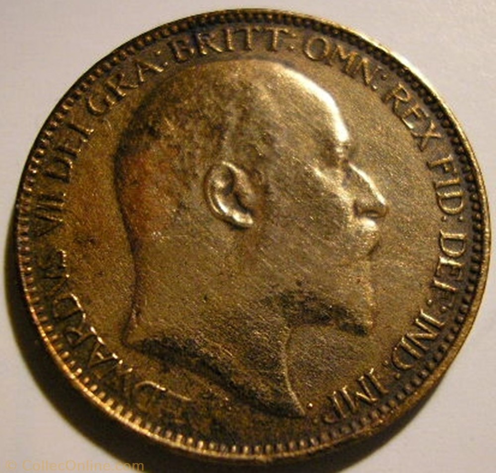 Edward VII - Farthing 1905 - United Kingdom (ex.2) monnaie monde royaume edward vii farthing 1905 united kingdom ex 2