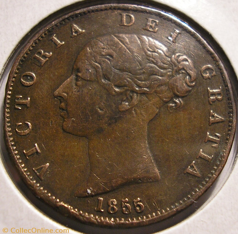 Victoria - HalfPenny 1855 - Kingdom of Great Britain monnaie monde royaume uni victoria halfpenny 1855 kingdom of great britain