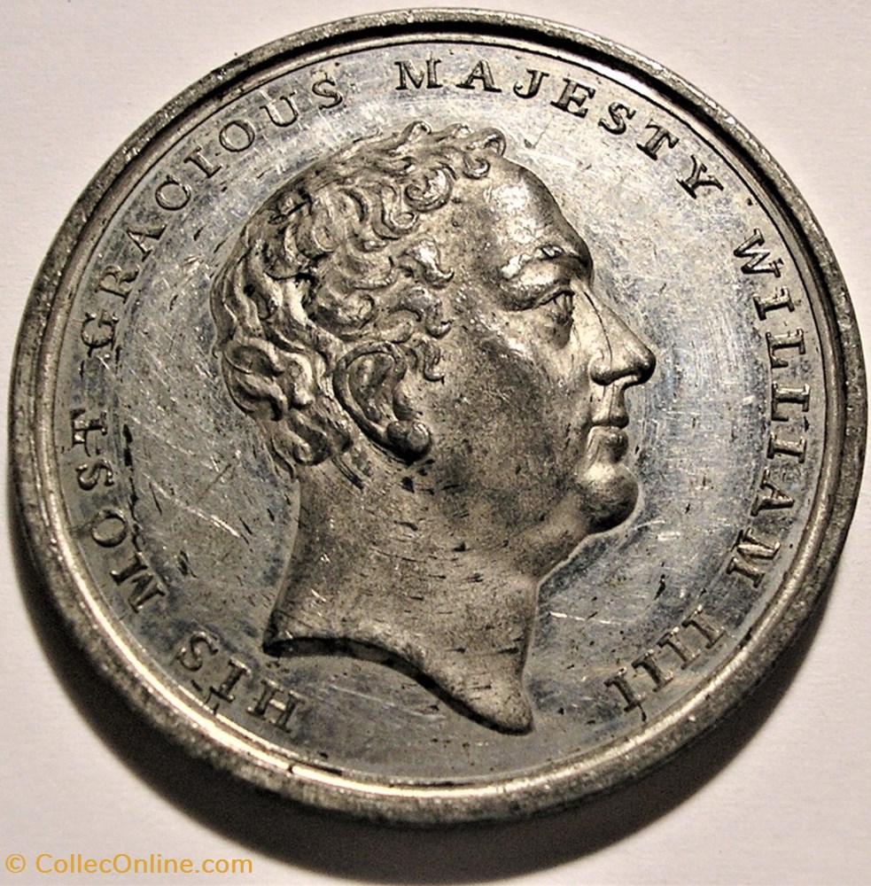 William IV - 1830 Coronation Medal Great Britain 2 medaille royaume uni william iv 1830 coronation medal great britain