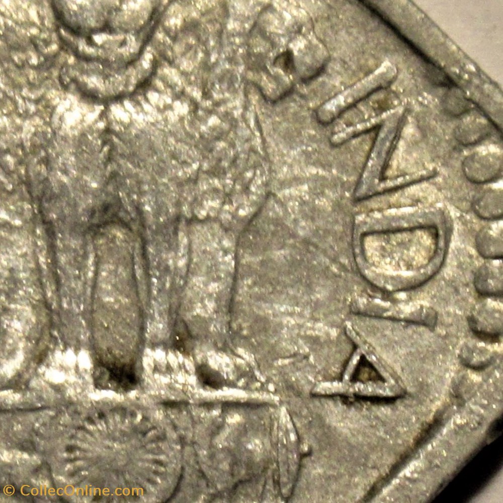 India - 5 Paise 1970 Bombay - Multiple Errors monnaies monde inde india 5 paise 1970 bombay multiple errors