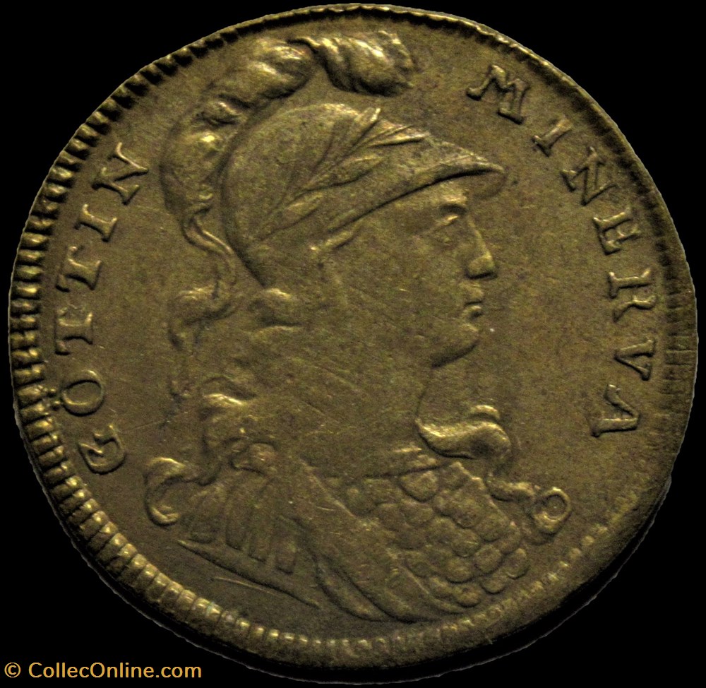 Minerva - 1797 Prussian Rechenpfennig monnaies paranumismatique jetons poids minerva 1797 prussian rechenpfennig