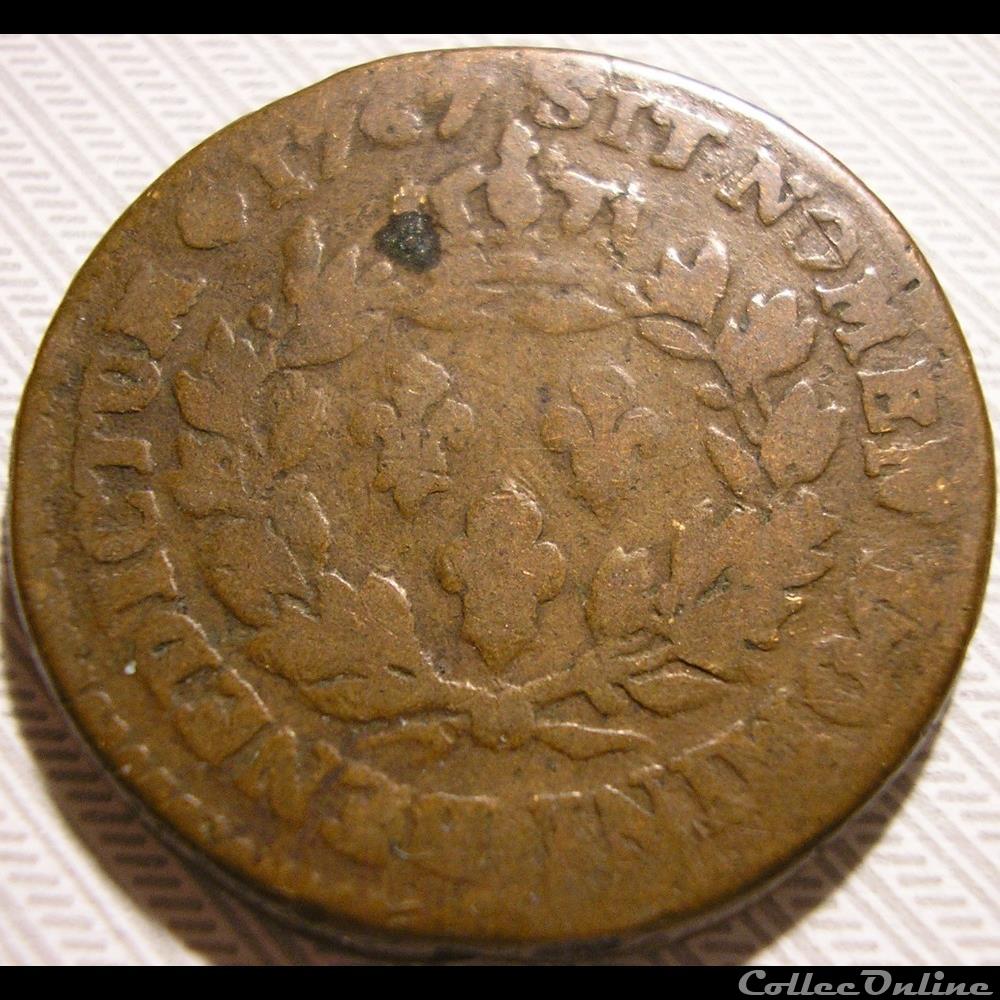 Louis XV - Sol de 12 Deniers 1767 A - Colonies d'Amérique 3 monnaie france colony louis xv sol de 12 deniers 1767 a colonies amerique