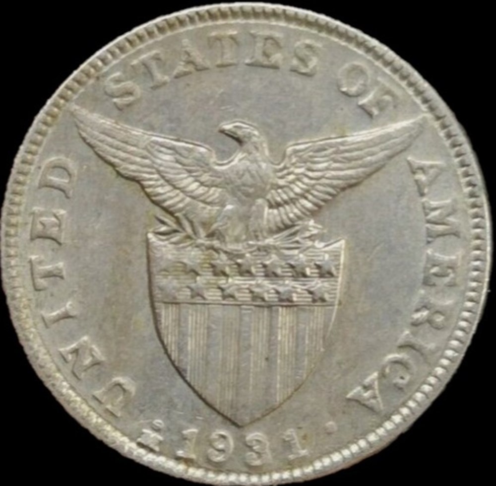 1931 Manila, 5 Centavos - Philippines U.S. Administration monnaies monde 1931 manila 5 centavos philippines u s administration