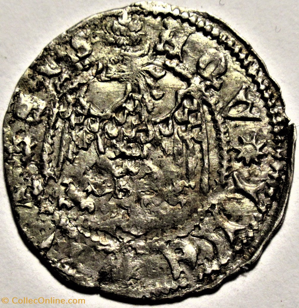Denaro, 1400' - Patriarchate of Aquileia, Antonius II Panciera monnaies europe medievale republique venise denaro 1400 patriarchate of aquileia antonius ii panciera