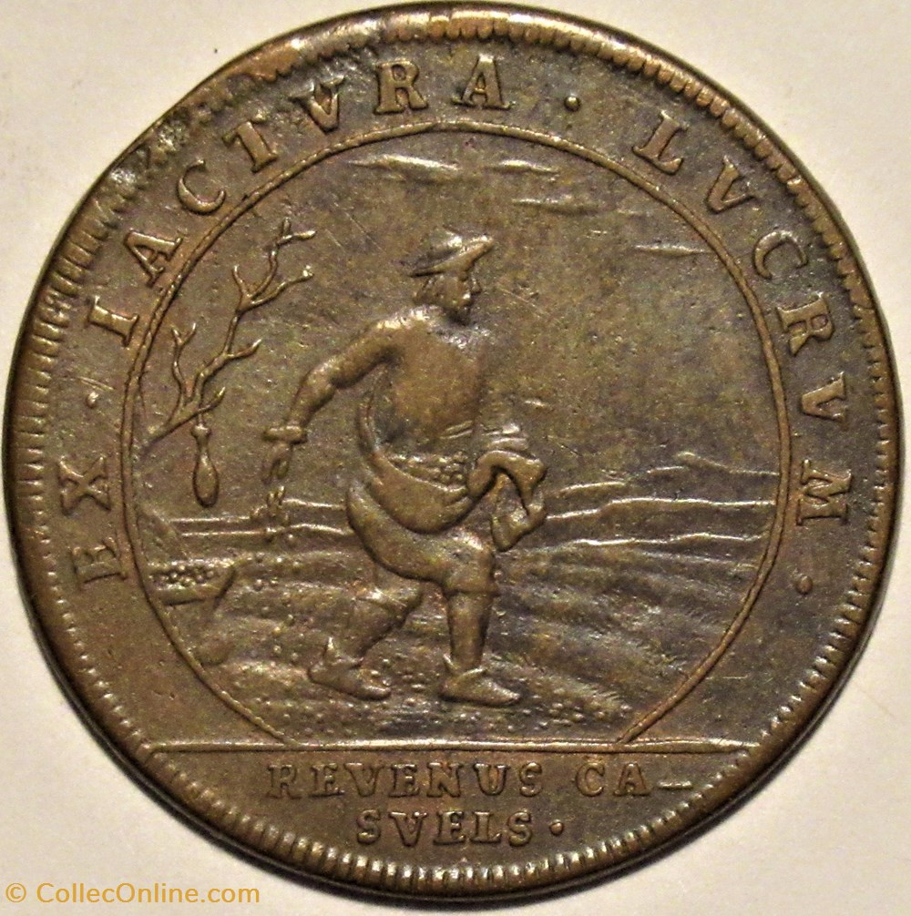Louis XIV - c.1680 - Jeton, Revenus Casuels monnaies paranumismatique jetons poids louis xiv c 1680 jeton revenus casuels