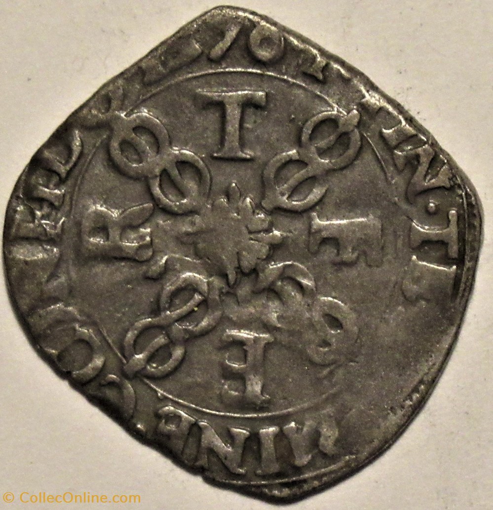 monnaies europe medievale france feodales 1576 duche de savoie 1 soldo torino emanuele filiberto