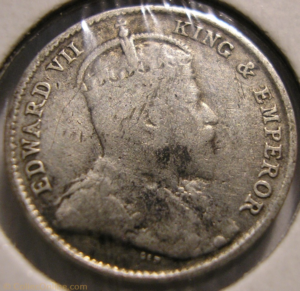 Edward VII - 10 Cents 1902 - Ceylon monnaie monde sri lanka edward vii 10 cents 1902 ceylon