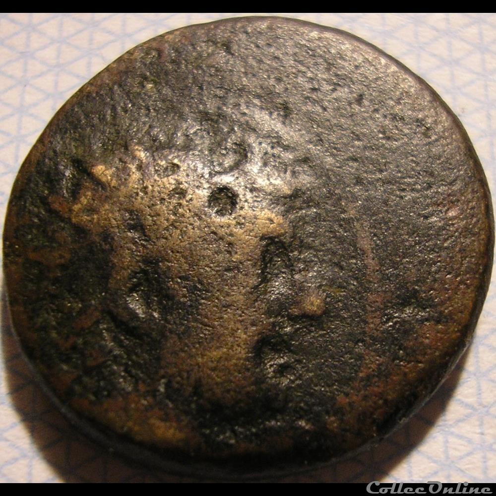 Antiochos VI Epiphanes Dionysos - AE21 BC. 145-142 monnaie antique av jc ap grecque antiochos vi epiphanes dionysos ae21 bc 145 142