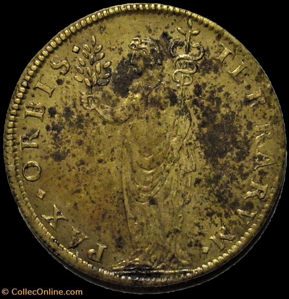 Otho - Rechenpfennig "Pax Orbis Terrarum", c.1800 monnaies paranumismatique jetons poids otho rechenpfennig pax orbis terrarum c 1800