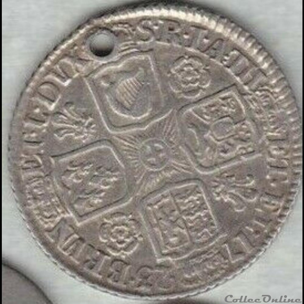 George Ist - Shilling 1723 Kingdom of Great Britain monnaies europe medievale royaume angleterre george ist shilling 1723 kingdom of great britain