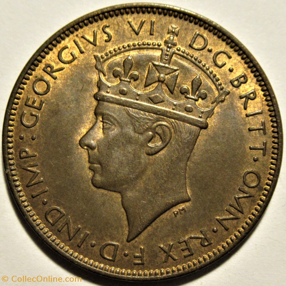 George VI - 1/24 Shilling 1937 - Jersey 2 monnaies monde george vi 1 24 shilling 1937 jersey