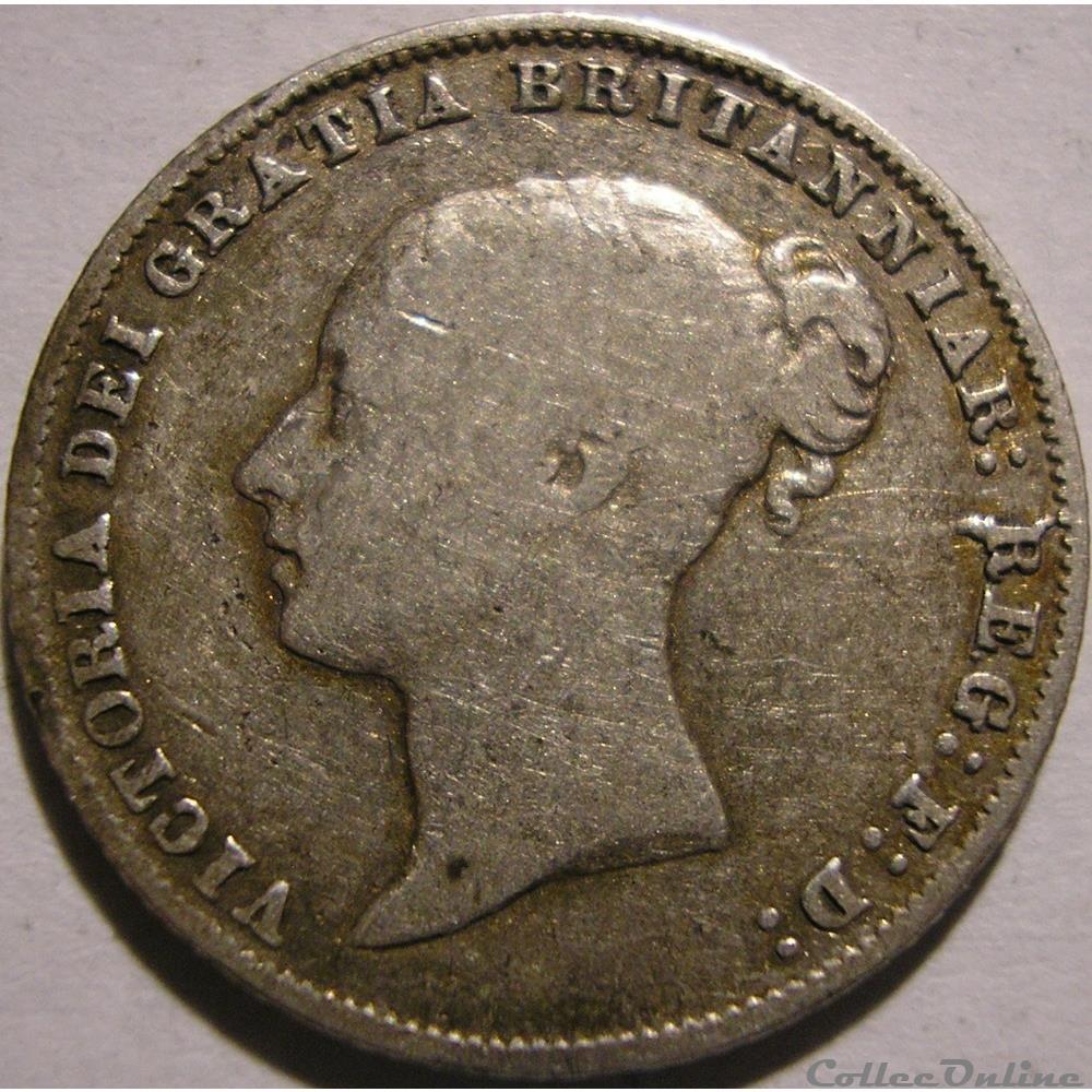 Victoria - Sixpence 1865 Kingdom of Great Britain monnaie monde royaume uni victoria sixpence 1865 kingdom of great britain