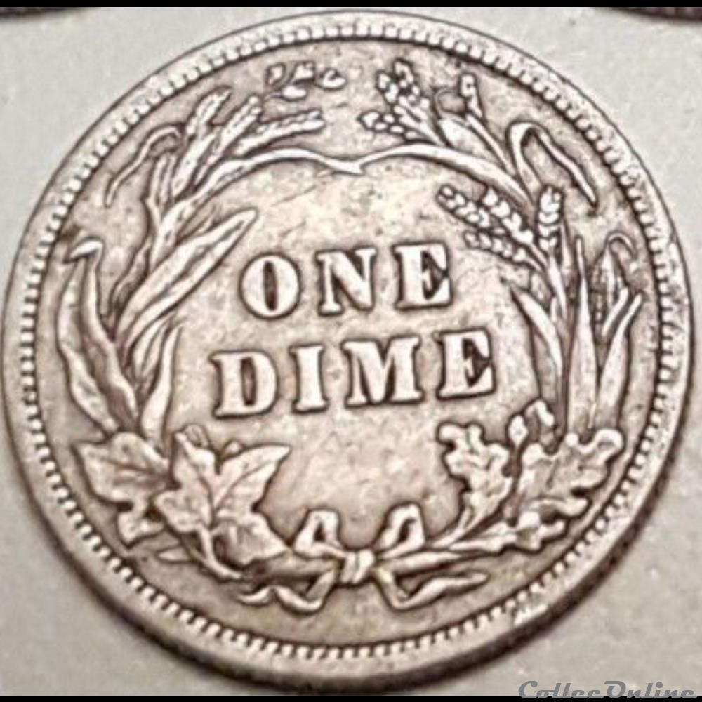 1909 Dime monnaies monde etats unis 1909 dime