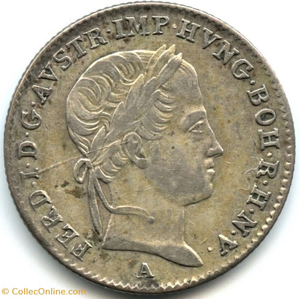 1837 Wien - 5 Kreuzer - Ferdinand I of Austria monnaies monde autriche 1837 wien 5 kreuzer ferdinand i of austria