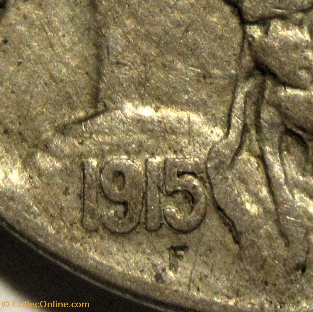 1915 5 Cents - Doubled-Die Obverse 3 monnaies monde etats unis 1915 5 cents doubled die obverse