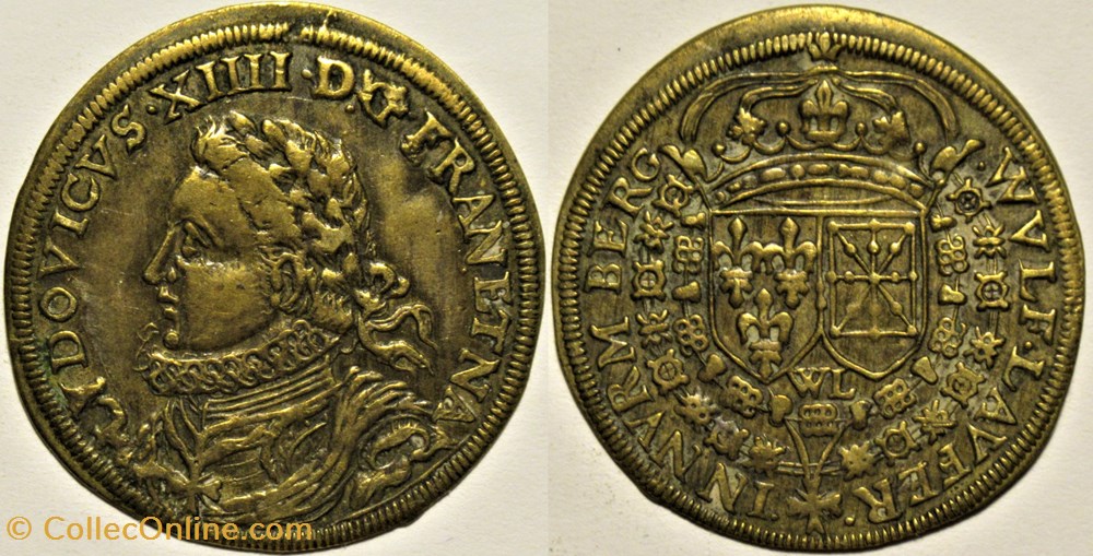 Louis XIII - c.1612, Jeton de compte - Wolf Laufer, Rechenpfennig, Nürnberg monnaies paranumismatique jetons poids louis xiii c 1612 jeton de compte wolf laufer rechenpfennig nurnberg