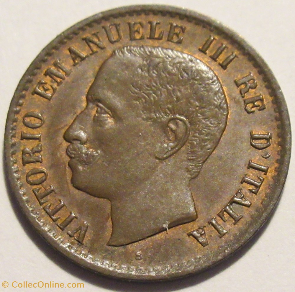 1905 Regno d'Italia, Centesimo, Roma - Vittorio Emanuele III (ex.3) monnaies monde italie 1905 regno italia centesimo roma vittorio emanuele iii ex 3