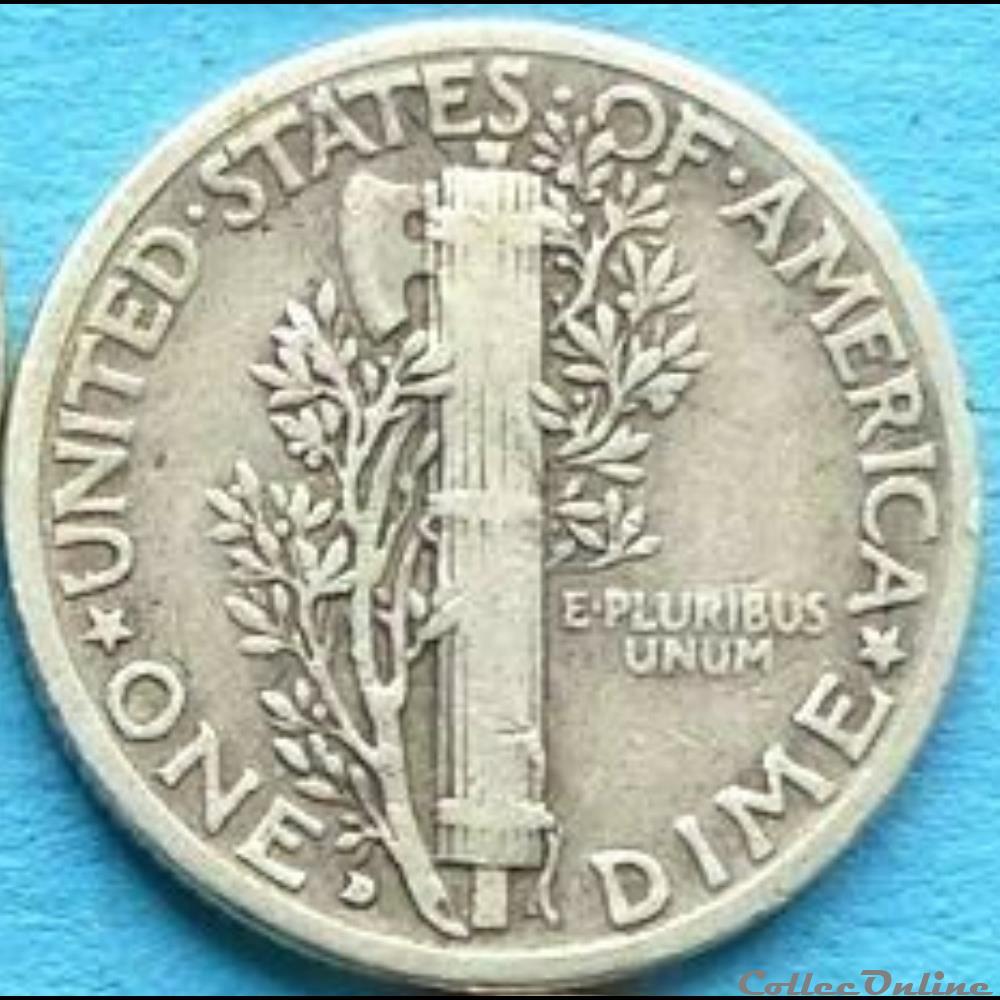 1929 Denver Dime monnaies monde etats unis 1929 denver dime