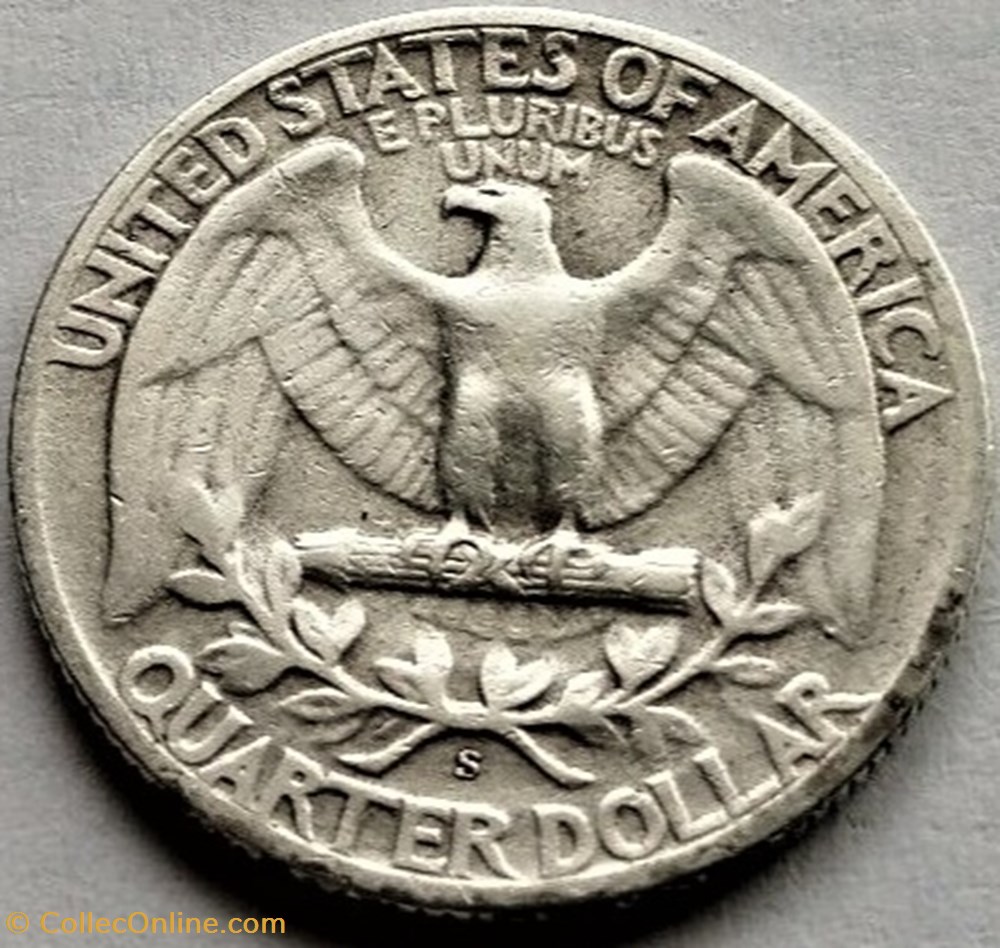1945 San Francisco Quarter Dollar monnaie monde etat uni 1945 san francisco quarter dollar