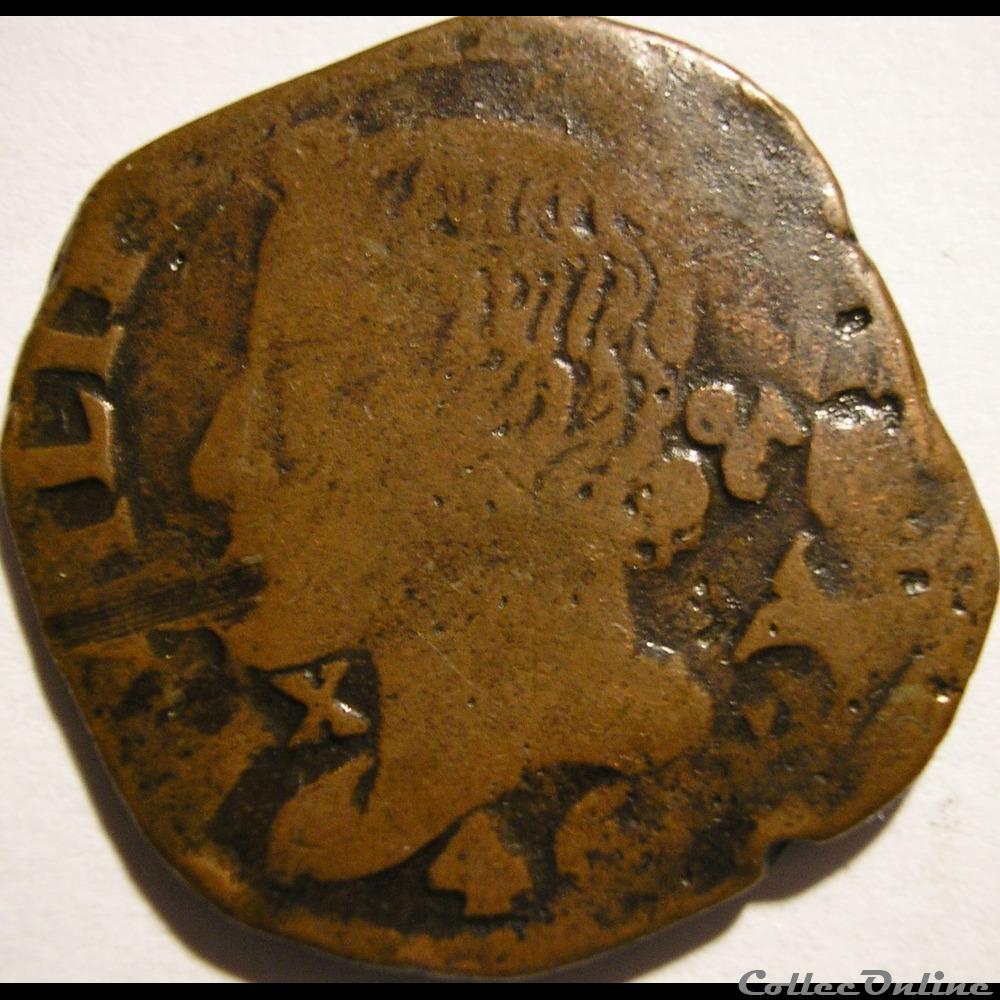 1646 Royaume de Naples, Grano - Felipe IV d'Espagne monnaies monde italie 1646 royaume de naples grano felipe iv espagne