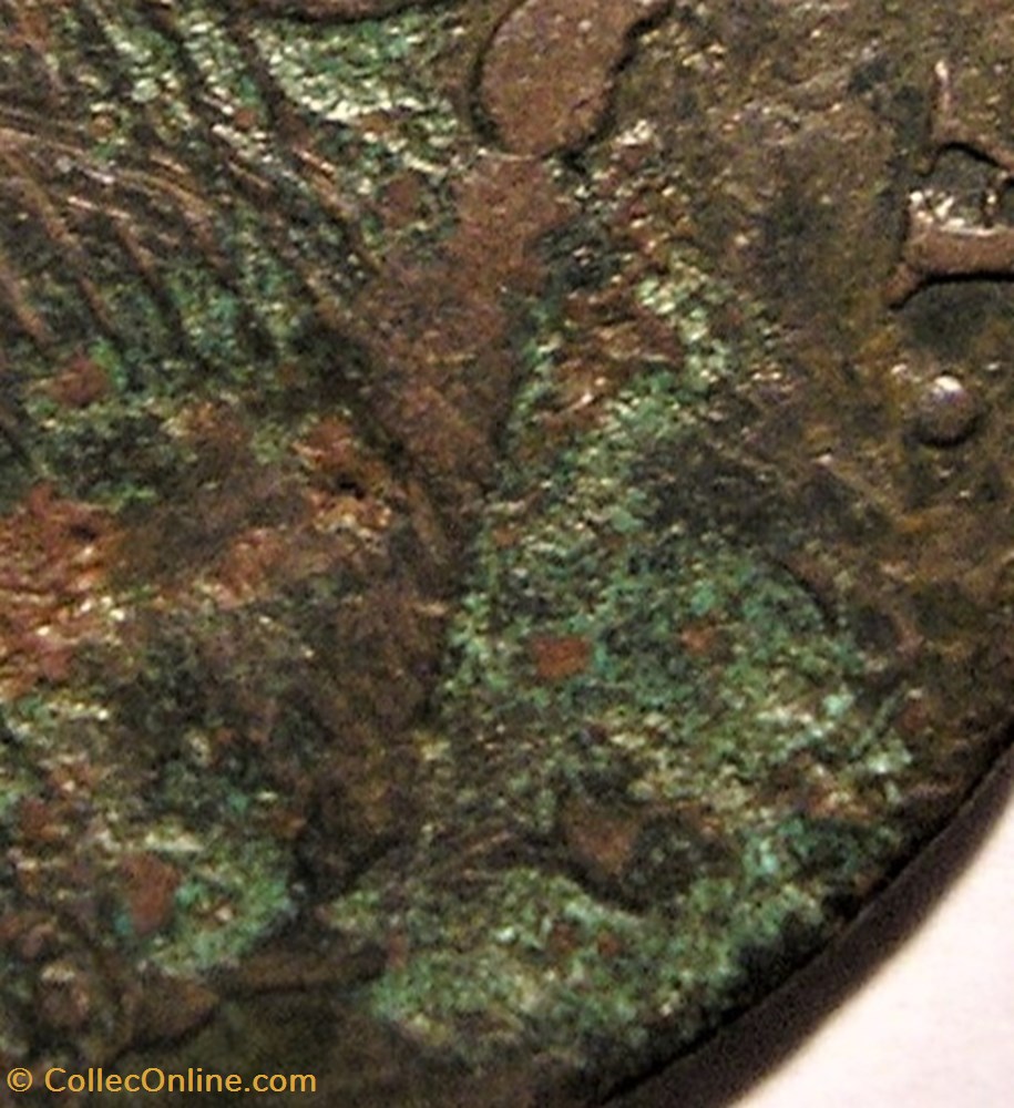 1782 Half Penny, Hibernia - George III of Great Britain (ex.2) 3 monnaie monde irlande 1782 half penny hibernia george iii of great britain ex 2