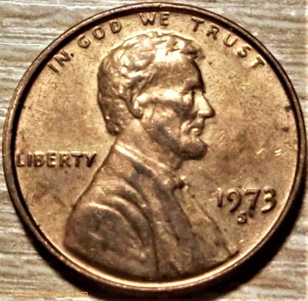 1973 S One Cent monnaies monde etats unis 1973 s one cent