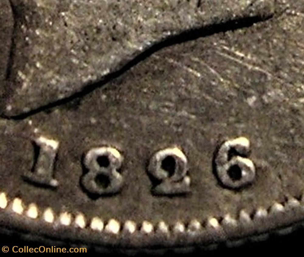 monnaies monde royaume uni george iv 1 shilling 1826 great britain ex 2