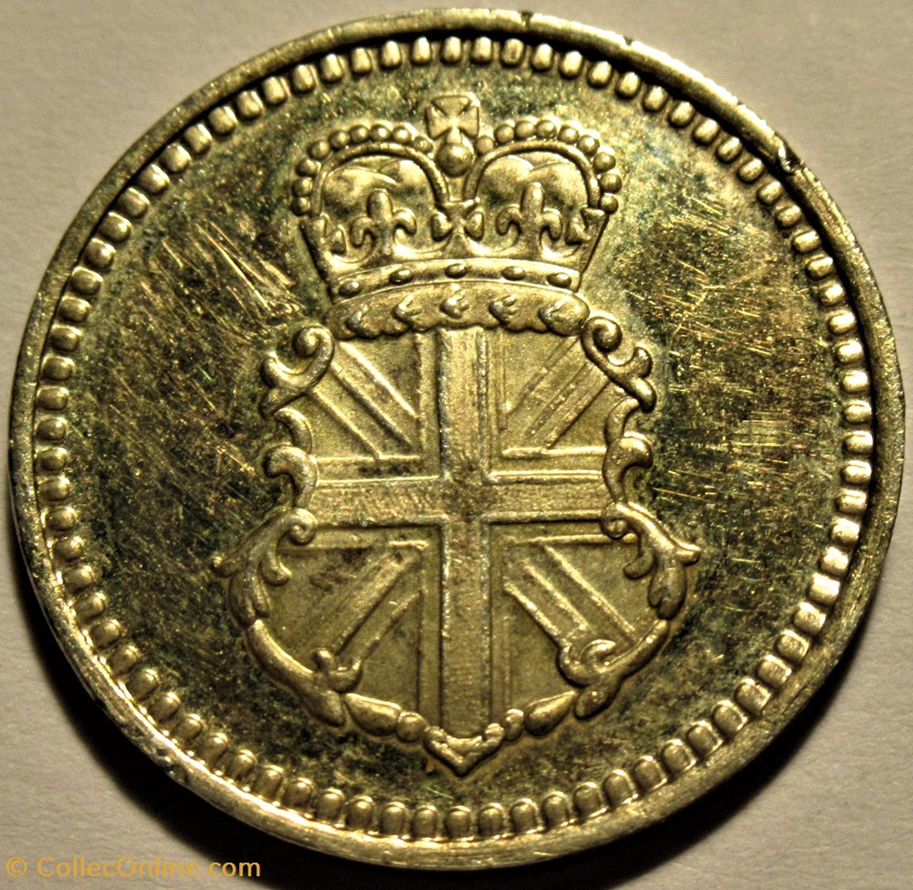 George III - Fantasy Half Guinea Token - Great Britain 3 monnaies jetons mereaux george iii fantasy half guinea token great britain