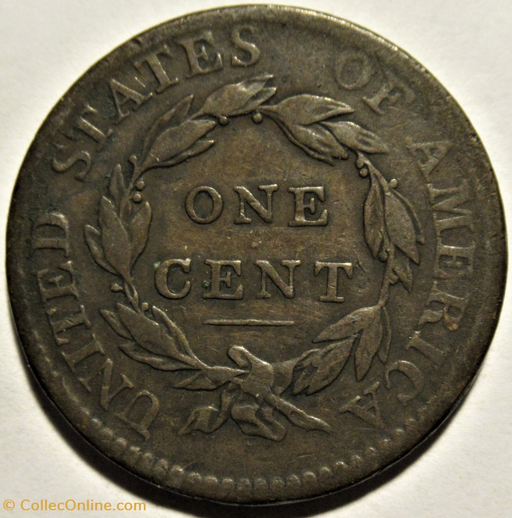 monnaies monde etats unis 1816 one cent